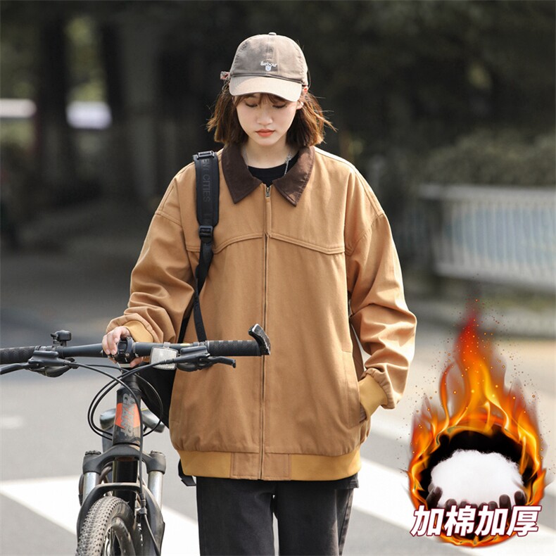 冬季男女同款加厚保暖夹棉夹克水洗棉棉衣外套xz309A1182特P88,男装夹克,星座309（原A406）