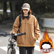 冬季男女同款加厚保暖夹棉夹克水洗棉棉衣外套xz309A1182特P88，男装夹克，星座309（原A406）