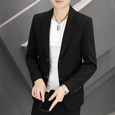 新款春秋帅气休闲韩版时尚潮流修身男士小西服外套2377-P90，男装西服，星座613B