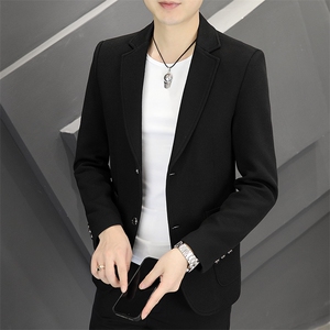 新款春秋帅气休闲韩版时尚潮流修身男士小西服外套2377-P90图片