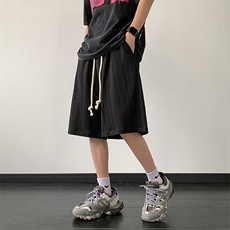 夏篮球冰丝短裤男设计感美式宽松抽绳休闲五分裤XZ514-2-1530-P38，男装牛仔裤，星座514-2(原B239)