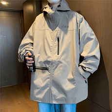 日系冲锋衣男春秋外套新款美式复古潮牌机能风工装夹克，男装夹克，星座716-2