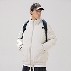 现货冬季美式休闲加厚雪山外套夹克立领纯色三防户外工装棉服，男装夹克，电商A486