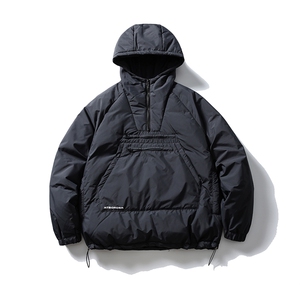 南夏乔装2025冬季新款日系立体贴袋90白鸭绒羽绒袄复古连帽羽绒服图片