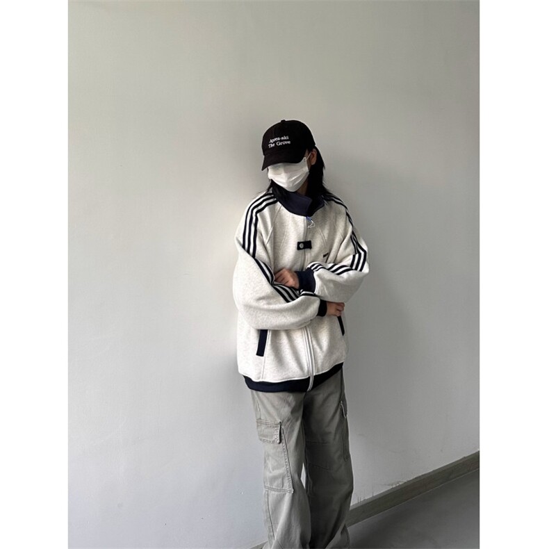 1506/QW17030/P41潮牌美式学院风外套男春秋季条纹休闲夹克衫,男装夹克,星座1506