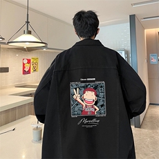 牛仔夹克男大码牛仔外套男茄克NJ77392-P60，男装夹克，电商A040
