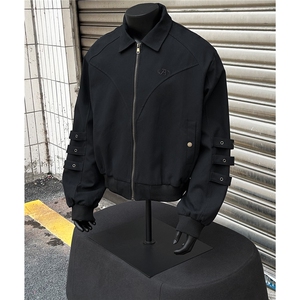 美式高街薄款刺绣百搭外套座山雕春季宽松外搭男女同款夹克潮图片