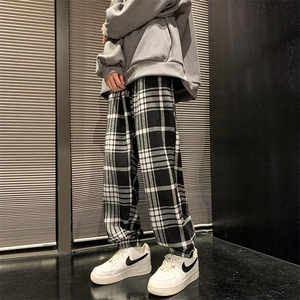 2025春装新款港风宽松休闲束脚潮流百搭休闲男装运动裤DM184-P45图片
