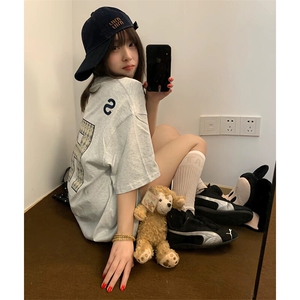 万针全刺绣工艺抖音得物高品质260克重磅纯棉双纱美式高街短袖T恤图片
