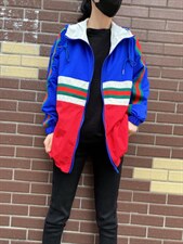 时间新款拼色洋气连帽防晒服，其它，L·H·X