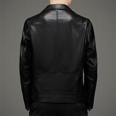 22133秋冬新款男士真皮皮衣小西服外套绵羊皮夹克短款P850，男装夹克，电商B360A（原721A）
