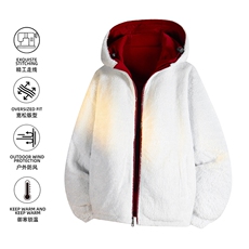 秋冬连帽加绒加厚保暖休闲痞帅棉衣情侣外套MY8920JR特批P75，男装棉衣，电商A247