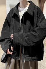 港风大皂风夹克男女大码M-5XL夹克男情侣百搭外套JK8742P75控108，男装夹克，星座227-7
