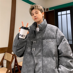 现货6000件 数据好金属飞机扣棉服外套夹克男M2388 p128控168图片