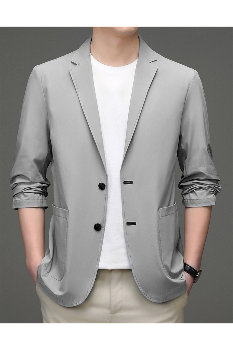 2023年春季新款西装男西服简约外套防晒西服商务休闲小西装单西,男装西服,电商B360