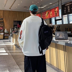 W25203-特P40港风学生青少年外套春秋时尚休闲卫衣男打底衫，男装卫衣，电商D310B