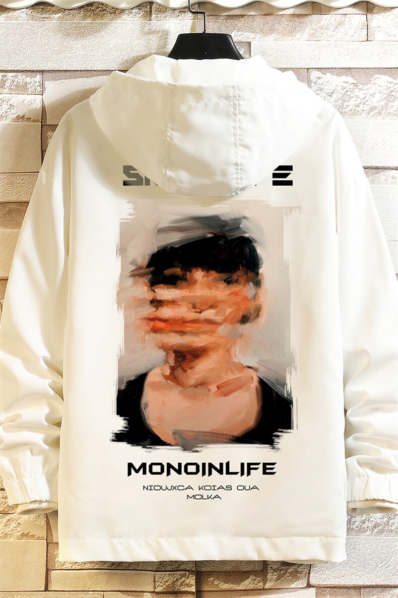 JK65213-P45连帽夹克男大码胖子棒球服上衣外套砖墙挂拍,男装夹克,电商A040A