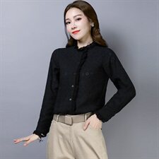 衬衫百搭时尚显瘦修身图案2021年春季新款知性，女装衬衫，小林双子