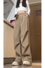 量优供视频秋冬加厚灯芯绒休闲裤半松紧伞兵裤K841特P45控68，男装休闲裤，电商A309
