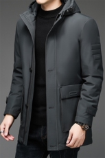 V3587钱塘2020-3冬季厚款商务休闲中年男士80鸭绒羽绒服P230，男装羽绒服，钱塘207-3