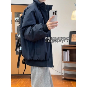 AA1822 P70藏青色飞行员夹克棉服男秋冬立领美式工装外套图片