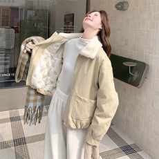 新款主推蛋白皮羽绒内胆皮衣9933-P235-K358，女装短外套，2C129