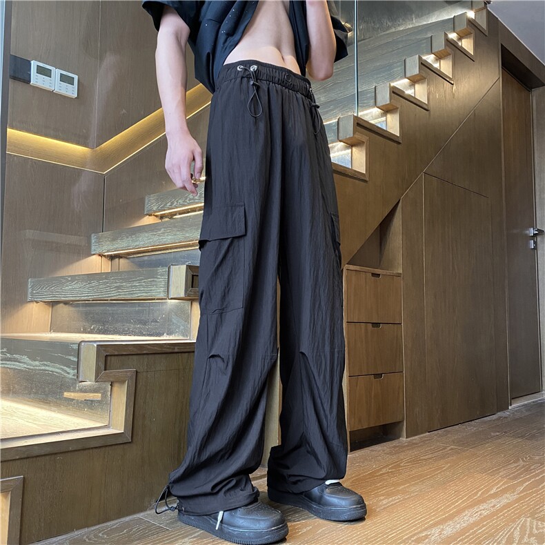 2025夏季新款薄款透气工装口袋宽松休闲裤B315-K24230-特p35控68,男装工装外套,电商B315