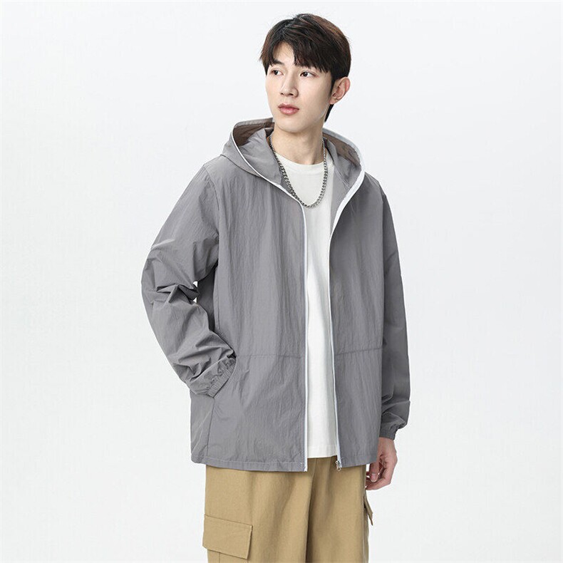 2025夏季防晒服男超薄透气速干衣运动防晒衣连帽外套Q5519-特P30,男装防晒衣,星座610（原A335）
