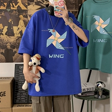 DX17112-P20纯短袖t恤男大码半袖打底衫宽松体恤衫港风，男装T恤，电商A040