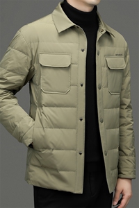 BEYR829钱塘2020-2冬季新款商务休闲厚款中年男士羽绒服P173图片