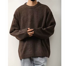 秋冬季日系复古cityboy针织衫男女学院风宽松套头毛衣LM31555-P50，男装针织衫/毛衣，星座1008