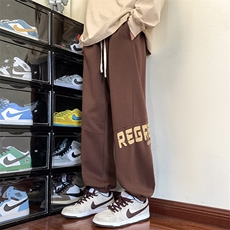 港风休闲裤男宽松直筒拖地裤束脚裤卫裤XZ214-8KP609P50，男装休闲裤，星座1204-3
