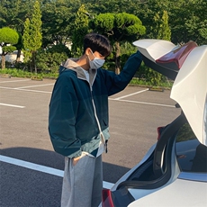 816B-WT022-P100秋款美式复古休闲短款夹克外套两色，男装夹克，星座816B