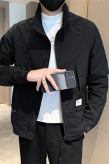 社会小伙春秋季男士纯色休闲夹克抖音备货一万件8892-特P78，男装夹克，电商C208