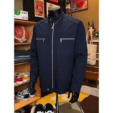 26春装高品质老钱风立领夹克外套男女美式潮牌拉链工装风宽松上衣，男装夹克，电商A486