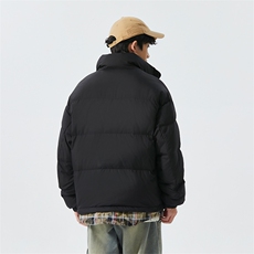 新标白鸭绒羽绒服简约个性休闲立领舒适假两件外套ESY0220-P228，男装羽绒服，电商B306