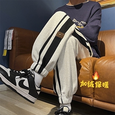 秋冬加绒加厚运动休闲卫裤712-KK370P60，男装休闲裤，星座712