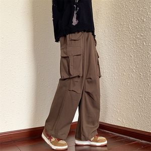 美式高街裤子ins百搭宽松工装裤男oversize休闲裤裤K0915-P45图片