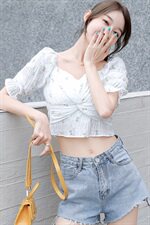 锁骨短袖衬衫女设计感小众夏季法式方领上衣女2021年新款，女装蕾丝衫/雪纺衫，寒都衣屋