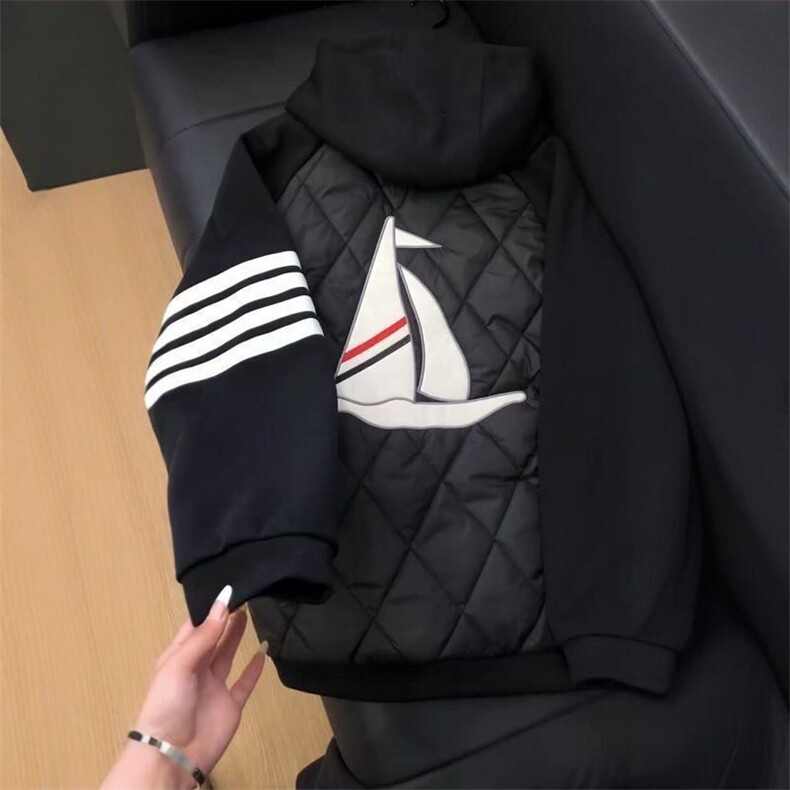 网络图现货连帽棉服刺绣潮牌宽松飞行员夹克棉衣外套RX88-P75,男装夹克,星座1005-4
