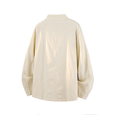 8XL-M亚麻棉麻长袖衬衫风衬衫新中式打底衫佛系CS504P68控88，男装T恤，电商D206-1