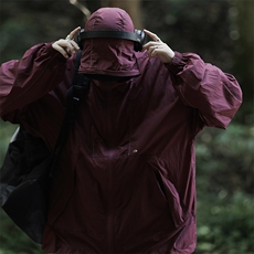 山系夏季薄款运动防晒衣潮户外透气连帽防晒服外套男女9257-P45，男装夹克，星座1008