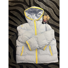 1506A/G79260/P94奶蓝色雪花刺绣连帽贝壳棉服冬季，男装棉衣，星座1506A