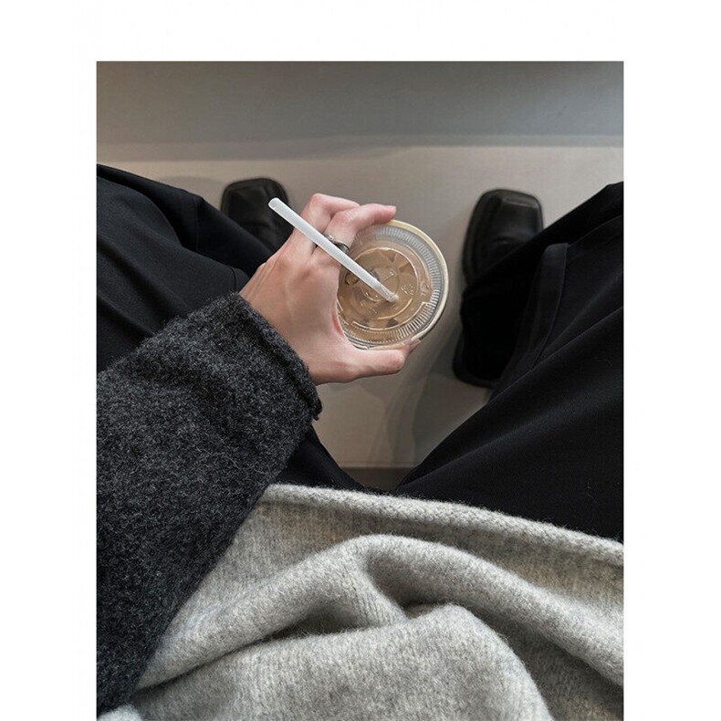 DU86-P65高质量针织圆领毛衣男秋冬新款复古慵懒风潮牌-网图现货,男装针织衫/毛衣,星座603-2