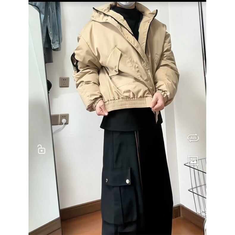 MA699-P108控148防水小牛津手塞棉堆堆袖加厚保暖棉服提供小视频,男装棉衣,星座1611A