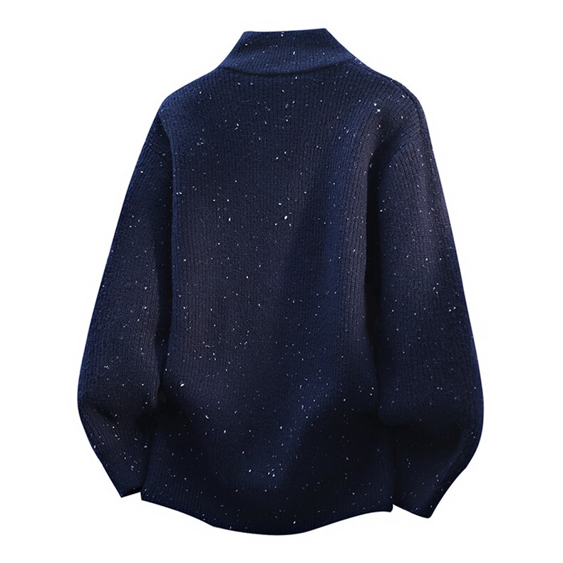 25625-特P62秋季时尚毛衣套头衫男半拉链针织衫满天星打底衫,男装T恤,电商D310B