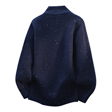 25625-特P62秋季时尚毛衣套头衫男半拉链针织衫满天星打底衫，男装T恤，电商D310B