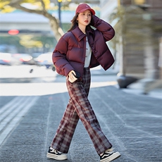 水衣源2767款时尚纯色短款洋气加厚保暖羽绒服女冬季潮品，女装羽绒服，水衣源