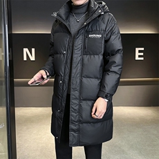 长款男冬季2025新款冬季加厚连帽男装外套A313-8805-P245，男装羽绒服，电商A313