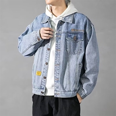 牛仔外套2025新款春秋季炸街上衣韩版潮流棒球服夹克男装，男装工装外套，星座516A